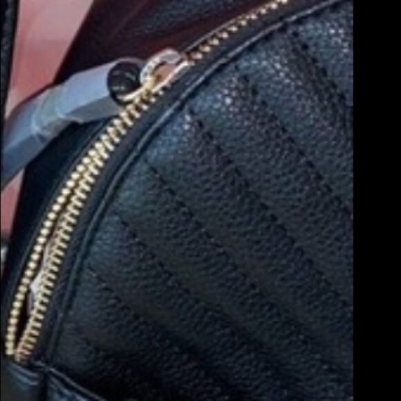 Victoria’s Secret Black Quilted Mini Backpack main image 6